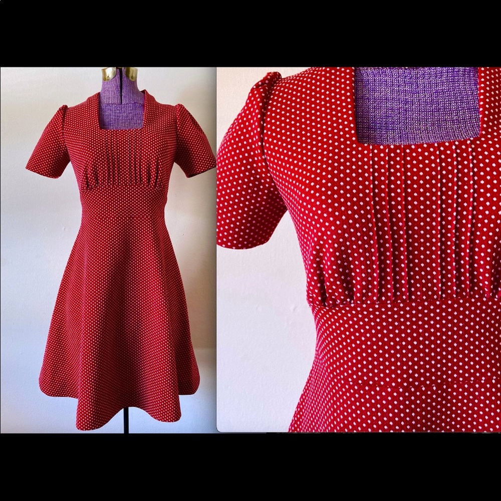 1960s-70s vintage babydoll dress